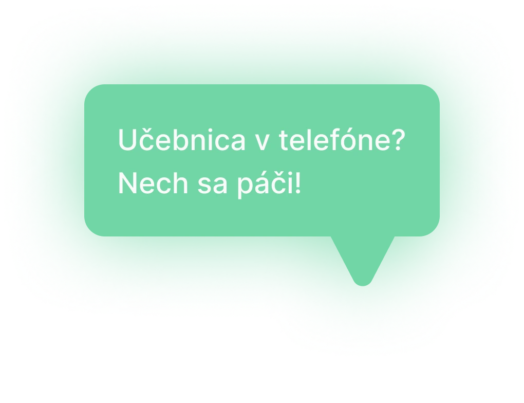 Učebnica v telefóne?